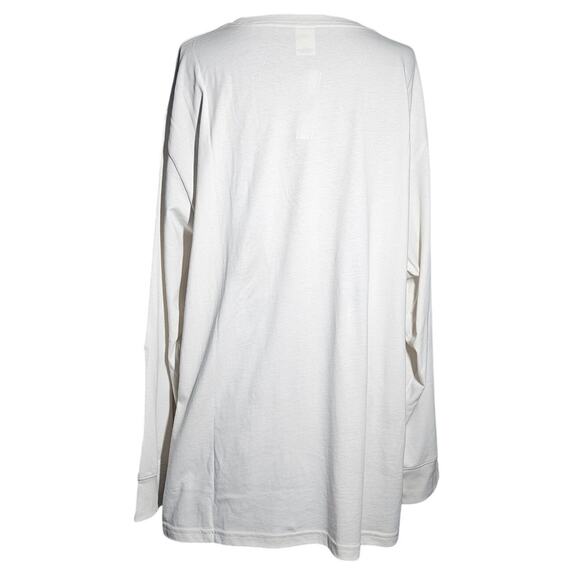 Pink Victoria Secret Cotton Long Sleeve Tee Size XL - Picture 2 of 4